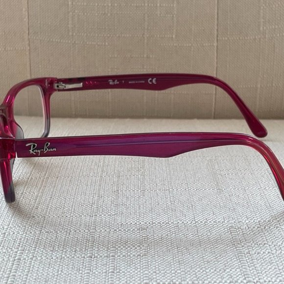 Ray-ban Women Eyeglasses Frame Double Tone Reddish Purple for small Face RB1531 - Picture 11 of 11